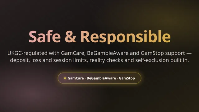 Safe and responsible play: GamCare, BeGambleAware and GamStop support