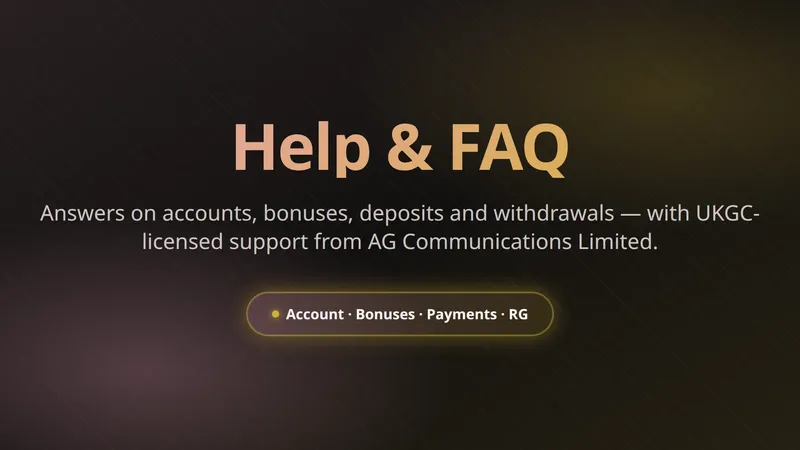 Magic Red Casino help centre and frequently asked questions